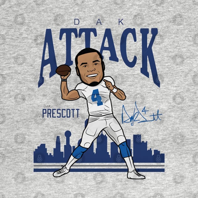 Dak Prescott Dallas Toon by MASTER_SHAOLIN